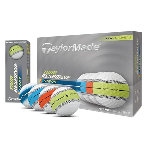TaylorMade 2025 Golf Tour Response Stripe Multi Golf Balls - Image 2
