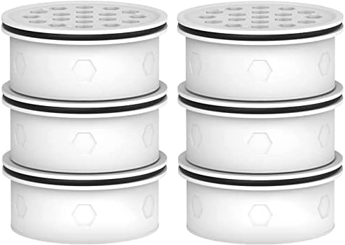 OHFULLS Activated Carbon Filter Replacment, Compatible with Lifestraw Home Water Filter Pitchers and Dispenser, Tested to Protect Against Parasites, Microplastics, and a Variety of Chemicals, 6 Pack