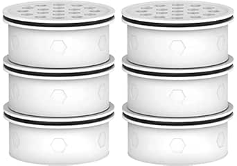 OHFULLS Activated Carbon Filter Replacment, Compatible with Lifestraw Home Water Filter Pitchers and Dispenser, Tested to Protect Against Parasites, Microplastics, and a Variety of Chemicals, 6 Pack