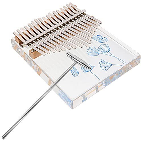 ARTIBETTER 1 Conjunto 17 Chaves Kalimba Thumb Piano Mbira Piano Com Martelo Precmition Instrumentos