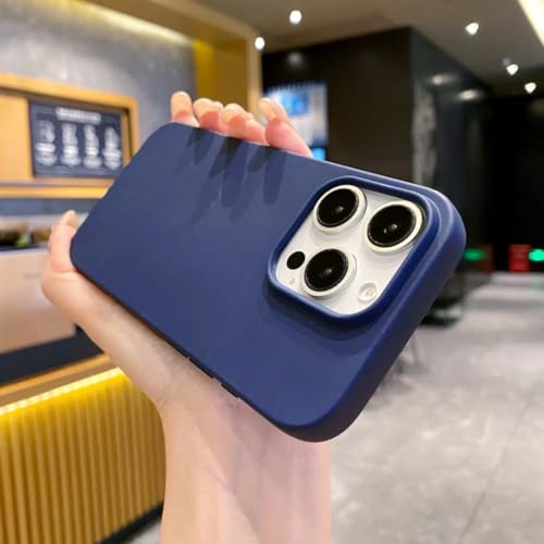 Coque silicone souple iPhone 12 bleu protection antichoc fine