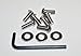 7-Stainless Steel Batwing Fairing/Windscreen Bolt Kit for 96-13 Harley Davidson
