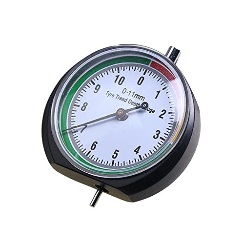Image of Vanki 1Pcs Tire Tread Depth Gauge Dial Type Tyre Attrition Measuring Tool for Car Auto