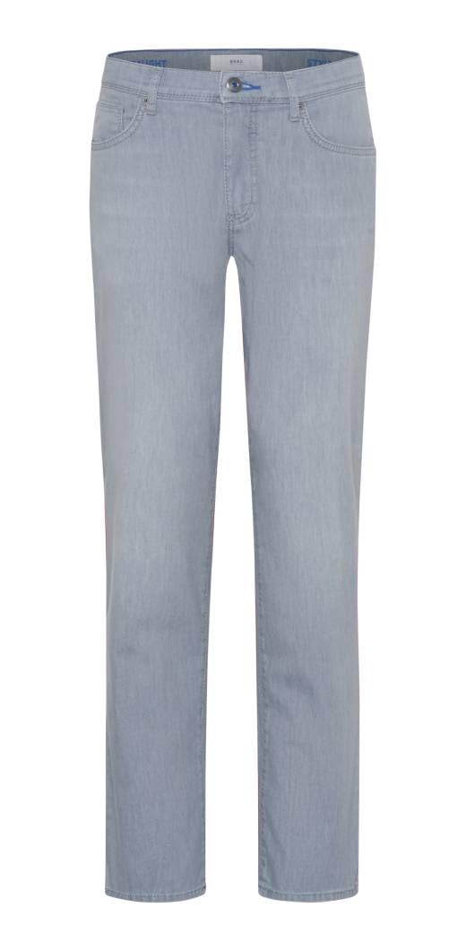 BRAX Men's Style Cadiz Ultralight Denim Stretch Five Pocket Jeans, Silver Sea Used, 36 W/30 L