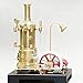 Retrol SE-03 Steam Engine Model Kit, 38PCS All Metal Working Mill Steam Engine with Vertical Boiler & Lamp Stand, Educational STEM Display Model Gift for Adults & Enthusiasts