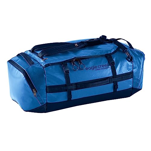 Eagle Creek Cargo Hauler Duffel 60L - superleichte Reisetasche mit 60 L Volumen | Robuster Rucksack für Camping und Outdoor | Abrieb- & Wasserbeständig | 34 x 68 x 26 cm | 60 L | aizome Blue (325)