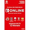 Nintendo Switch Online Mitgliedschaft – 12 Monate | Switch Download Code
