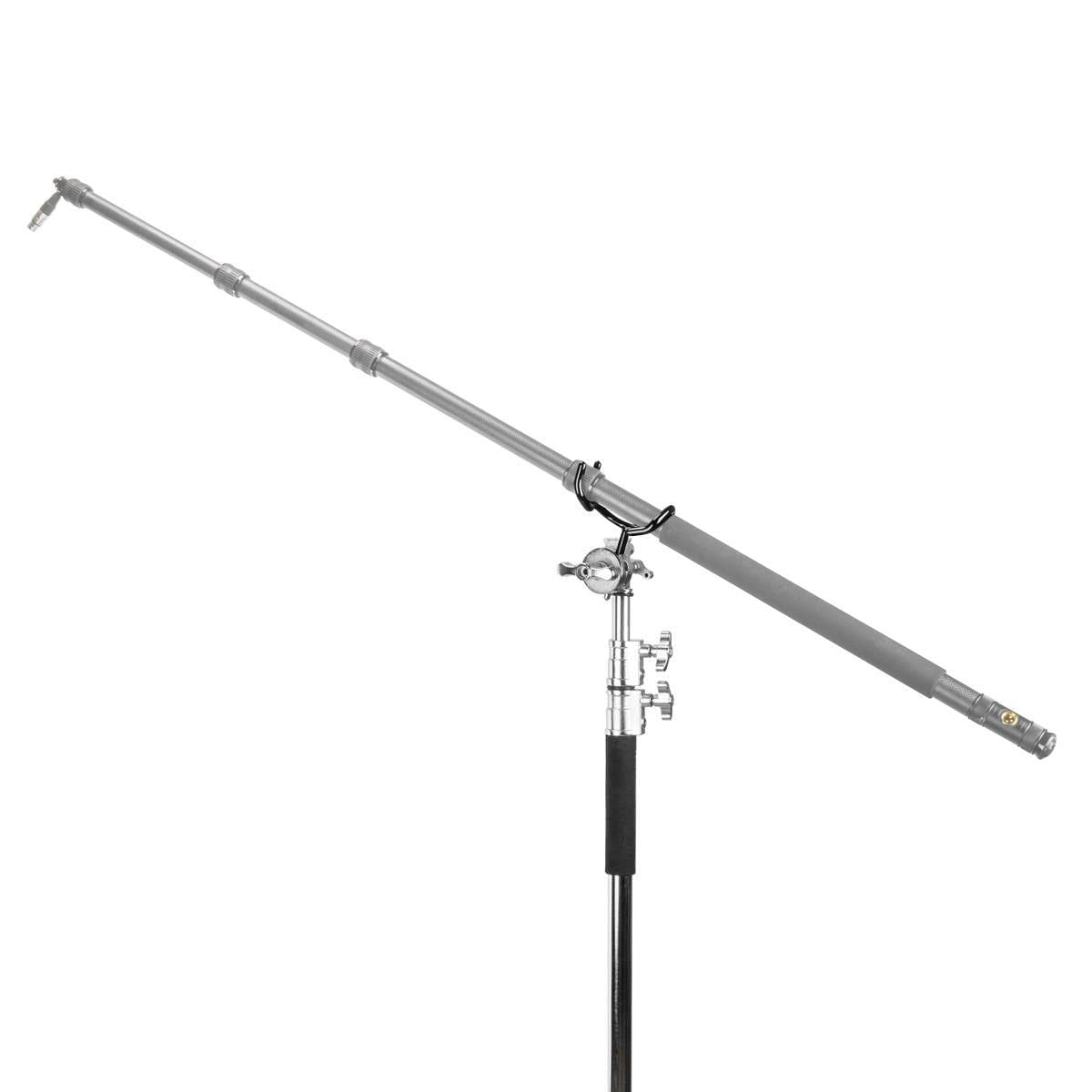 Flashpoint 10' C Light Stand on Turtle Base Kit, Chrome with 40