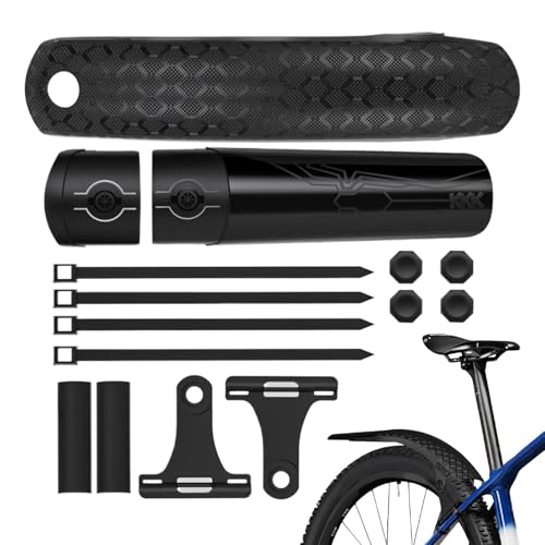 Guardabarros para bicicleta grueso con protector de lluvia ajustable