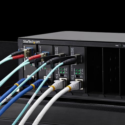 Image of StarTech 7-Slot Unmanaged Media Converter, TAA (MCM7-MEDIA-CHASSIS) | 10in Rackmount for MCM Media Converter Series, Active Cooling