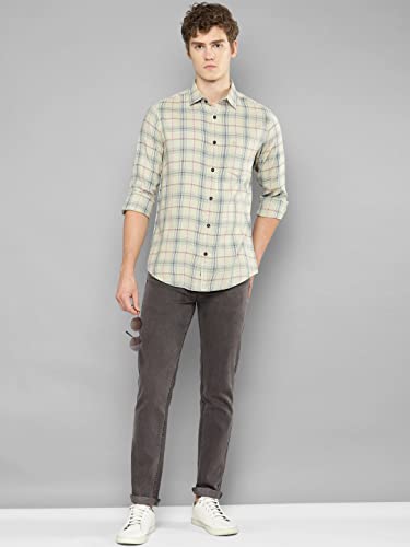 Image of Allen Cooper Checks Shirts for Men - 100% Cotton Comfort Fit Casual and Formal Shirt - Breathable, Soft, Classic Style (Multiple Colors)