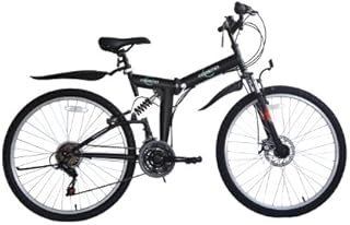 ECOSMO 26" Folding Mountain Bicycle Bike 21SP SHIMANO-26SF02BL