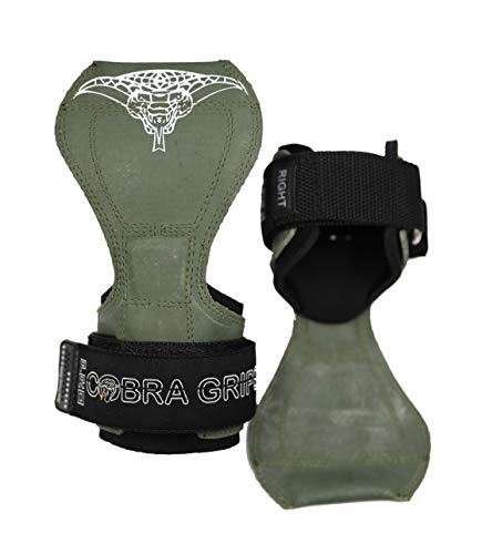 Image of Cobra Grips Weight Lifting Gloves with Adjustable Neoprene Padded Wrist Wraps - Heavy Duty Alternative to Power Lifting Hooks for Deadlifts