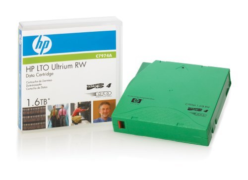 HP C7974A LTO Ultrium 4 - Cinta de datos (800 GB/1,6 TB, RW)
