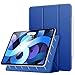 Produktbild MoKo Hülle Kompatibel mit iPad Air 4. Generation 2020 Neu iPad 10.9 Zoll 2020, [Unterstützt iPencil Kabellos Laden] Dreifach Schlanke Schutzhülle Magnetisch Befestigung Auto Schlaf/Aufwach - Navy Blau