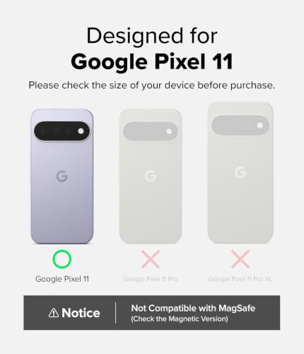 Image of Ringke Fusion Matte for Google Pixel 11 Case Back Cover | Matte Clear Translucent, Shockproof, Air Pocket, Hard Back, Flexible TPU Bumper, Precise Cutouts, Original Form