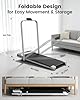 Yagud Walking Pad with 8% Incline, 3 in 1 Treadmill for Home & Office, 2.5HP Under Desk Treadmill with Handle, Portable Treadmill with Remote Control & Led Display, No Installation