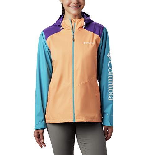 Columbia Women's Standard Inner Limits Ii Jacket, Bright Nectar/Clear Water/Vivid Purple, Small