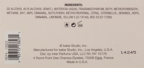 Bebe Sheer Eau De Parfum Spray for Women, 3.4 Ounce