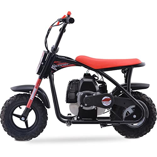 Mototec MT-MB-52CC-BANDIT_RED Bandit 52Cc 2-Stroke Kids Gas Mini Bike Red thumb #5
