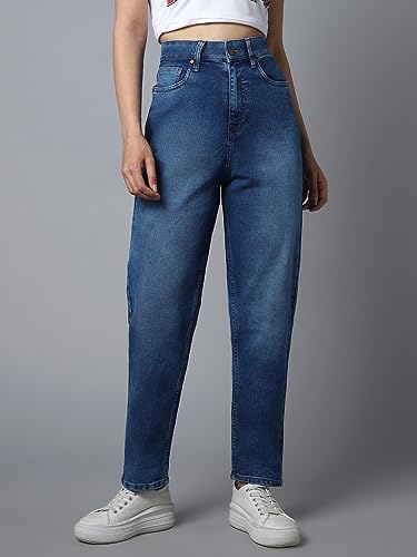 Image of HIGH Star Women's Regular Fit Mid Rise Jeans
