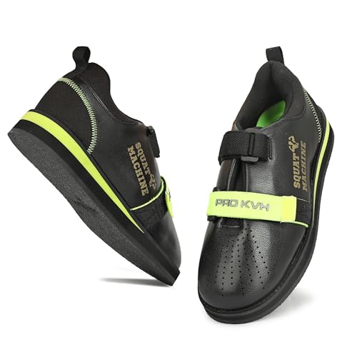 Image of PRO KVH Weightlifting Squat Shoes, Deadlift Shoes,Weight Lifting Shoes for Heavy Lifting Weight Training,Fitness Cross-Trainer Barefoot & Minimalist Sneakers Gym Training Shoes for Men