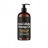 Aceite de masaje anticelulítico Elovelle, aceite de masaje corporal reafirmante Mortaine con colágeno y células madre, reafirmante e hidratante para la piel.,150ML