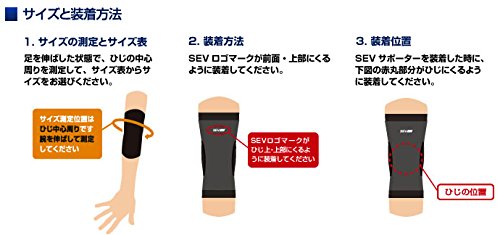 Amazon.co.jp: SEV 3Dサポーター ひじ用 Lサイズ : ドラッグストア