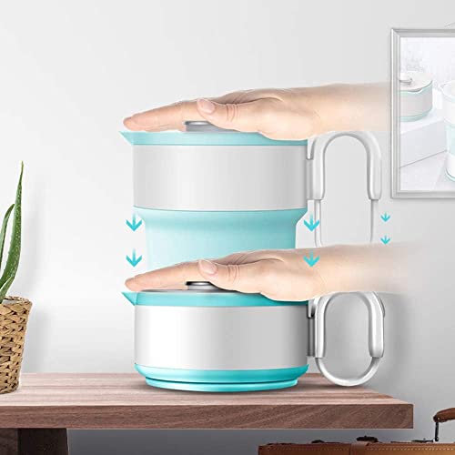 Hervidor eléctrico plegable 0.6L viaje dual voltaje miniatura 4