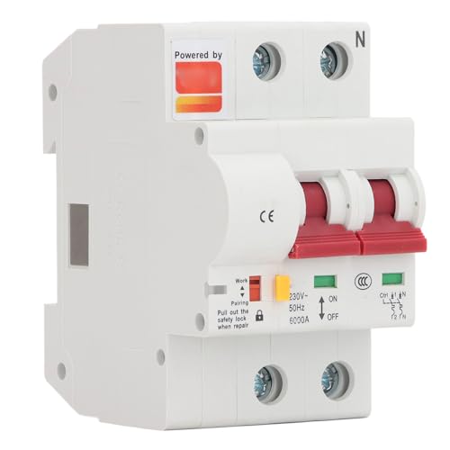 Disjoncteur WiFi intelligent 2P AC 230V avec mesure APP