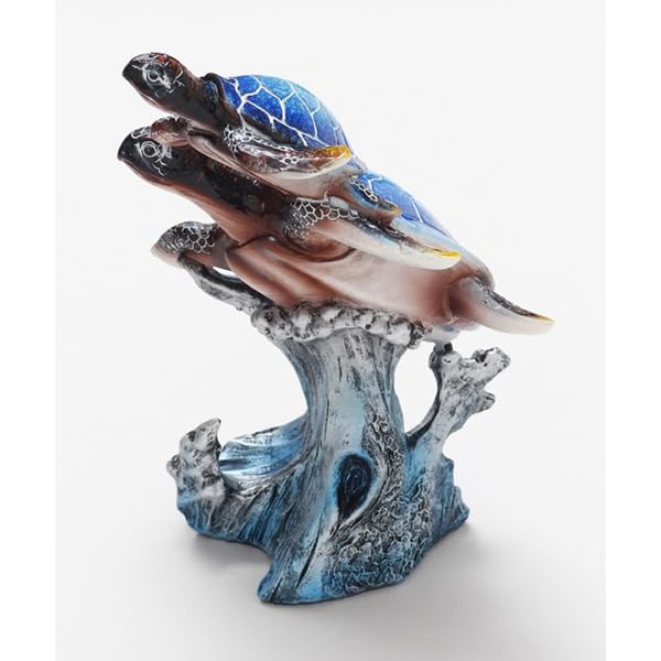 Amazon.co.jp: ハワイアン雑貨 置物 オブジェ 飾り ホヌ ウミガメ 亀
