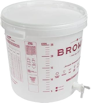 Browin 340444 Fermentation Bucket 30l with Printing and tap, GB