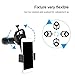 Hilitand S erounder Telescope Phone Adapter Mount, Cell Phone Bracket Adapter Compatible with Binoculars, Monoculars, Telescopes & More