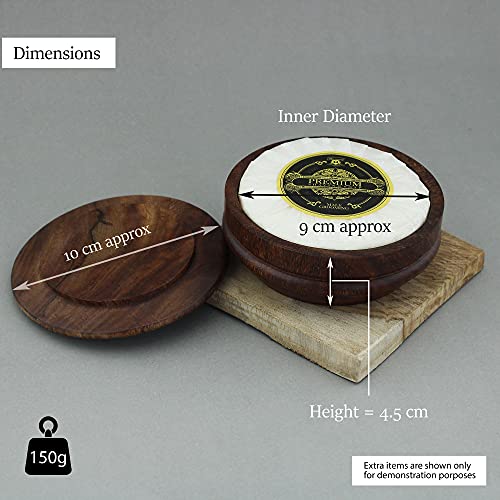image for Haryali London 5 Pcs Wooden Made Men's Shaving Gift Kit Classic Wet Sh