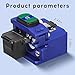 X5 blue Optical Fiber Cleaver High precision stripping tool Fiber optic cable cutter 16 cutting points 48000 times Hot melt Cold joining Fiber cutting knife