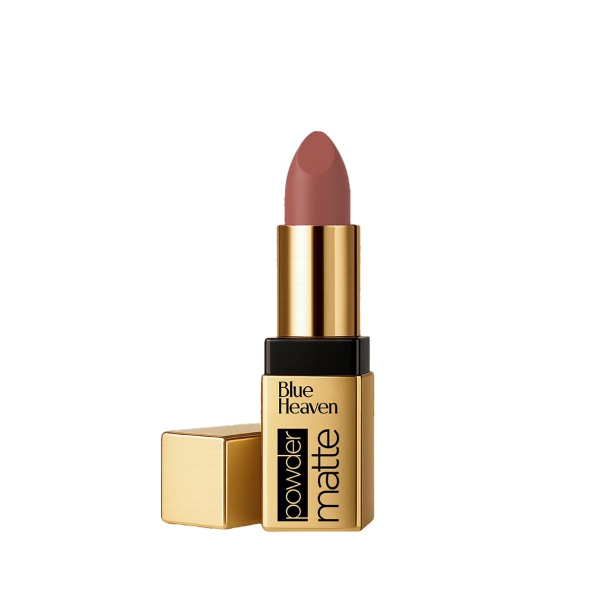 Blue Heaven Powder Matte Lipstick Woody Flush-image-29