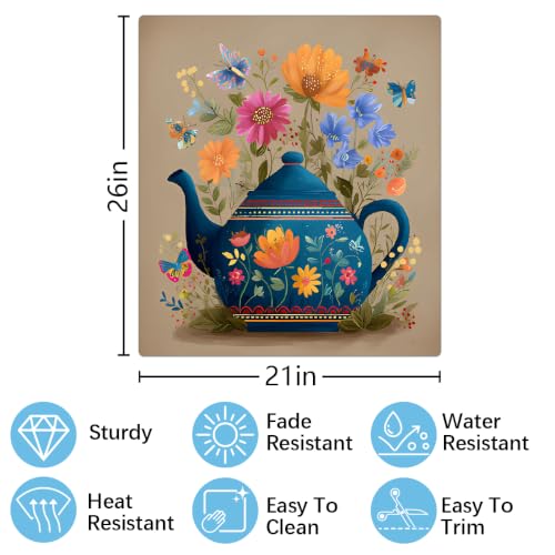Fundas reutilizables para lavavajillas con imán para decorar cocinas rústicas 2