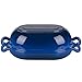VORRINGARD Enameled Cast Iron Sourdough Bread Oven, Dutch Oven, Loaf Cast Iron Bread Pan for Homemade Bread Baking, Meatloaf Pan with Lid, 7QT, Blue
