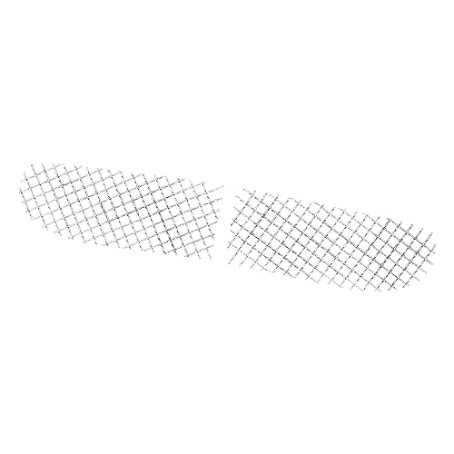 Image of Motorcycle Mesh Fairing Intake Vent Screen Grill Cover Fit for Harley Touring Electra Glide Street Glide Tri Glide Ultra Classic 2014-2023 (Chrome-B)