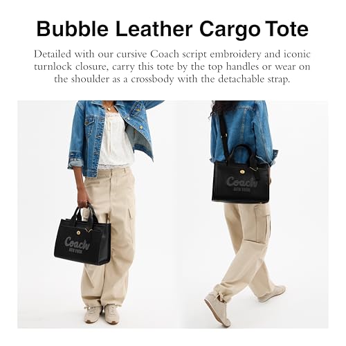 Coach Bubble Leather Cargo Tote2