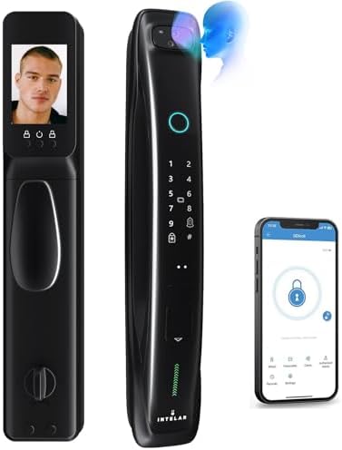 Fechadura de porta inteligente Fechadura de porta WiFi com tela, ...