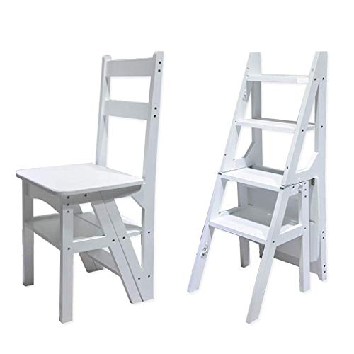 Taburete de silla de escalera portátil para evitar caídas en armarios altos 8