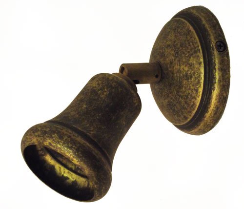 Applique cône SPOT en laiton antique pour éclairer un coin lecture chaleureux