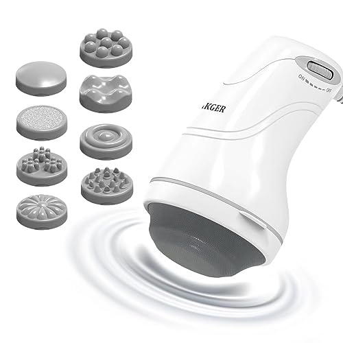 CHAKGER Cellulite Massager,Electric Cellulite Remover Machine,Body Sculpting Machine,Skin Tightening Machine with 8 Masssage Heads Edition 01-White