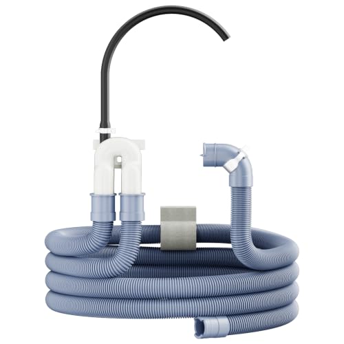 5215ER2002G Washer Drain Hose Assembly Replacement for L-G & Ken-more Front Load Washing Machine, Flexible Drain Pump Hose, Exact Fit Washer Drain Tube