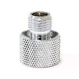 Grex AD12 Adapter, 1/8-Inch Male End to 1/4-Inch Female End, Silver