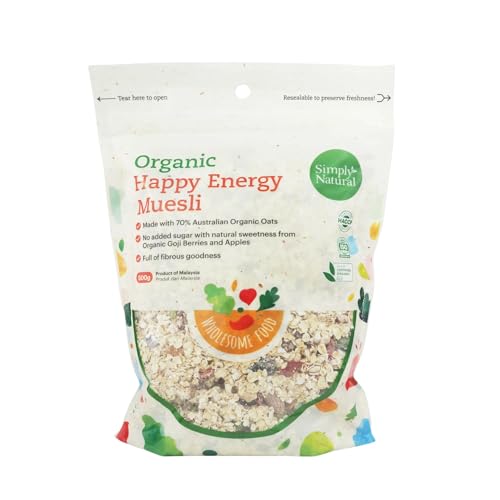 Simply Natural Organic Happy Energy Muesli 500g