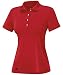 adidas Golf Women's Puremotion Jersey Polo, University Red/Black, X-Small