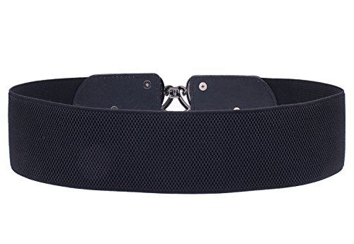 Womens Vintage Wide Elastic Stretch Waist Belt Retro Cinch Belt2