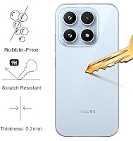 GIOPUEY [3 Stück Rückseite Folie Kompatibel mit Xiaomi 17, Ultra Dünn Flexibles TPU, Kratzfest, Kompatible Hülle, ölbeständig, Glatt - Transparent – Ansicht 2